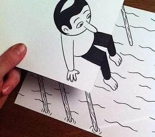 歪果仁@歪果仁脑洞大开,把一张A4纸玩成这样,进来膜拜!!