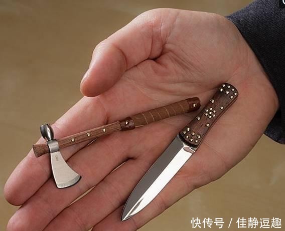 袖珍刀剑匕首欣赏, 有的比指甲盖还小!