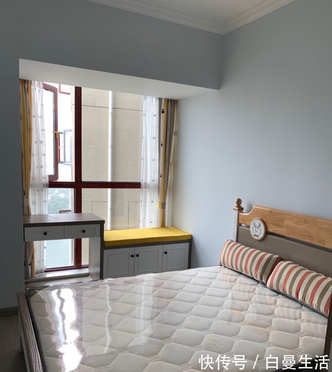 屋主|花了四个月终于完工,普通的装修,餐厅设卡座很实用,太聪明了