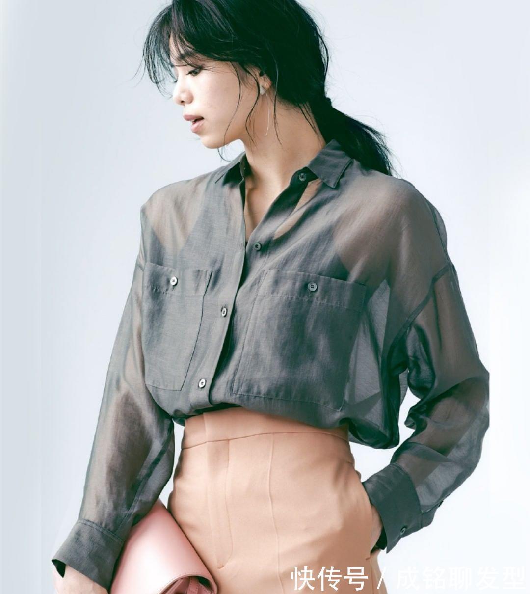 衬衫|今夏“透视衬衫”火了!轻盈舒服防晒又百搭,精致优雅吸睛又撩人