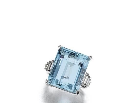 首饰|珠宝欣赏:1900-1930年代的海蓝宝首饰