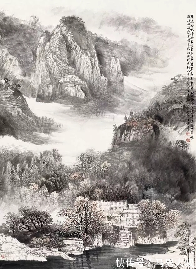 山水画&国画家｜观王中年先生的山水画，有身临其境之感