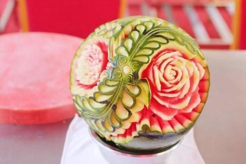 韩国|日本小鸟西瓜,韩国狮形西瓜,迪拜雕刻西瓜,看中国后逗我呢