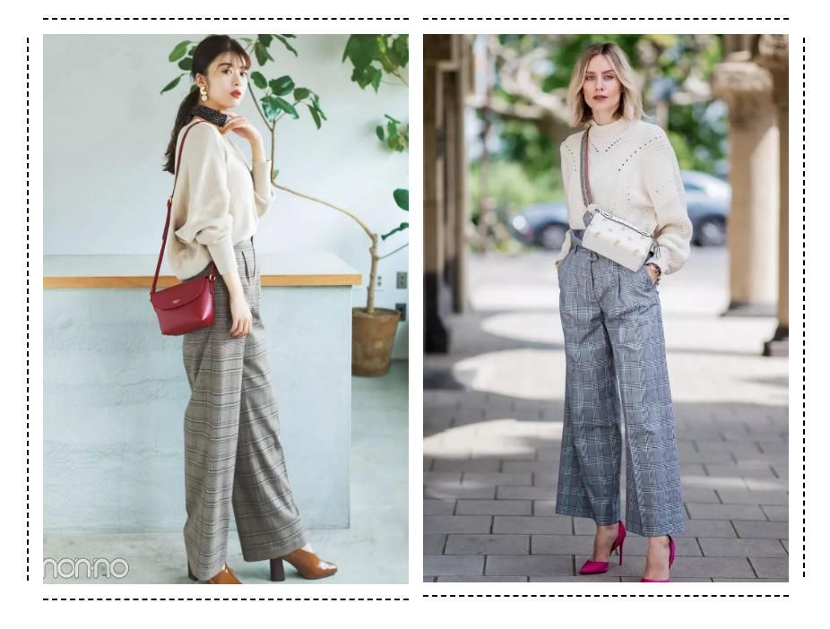 大毛衣+阔腿裤,才是秋冬最慵懒时髦的打开方式