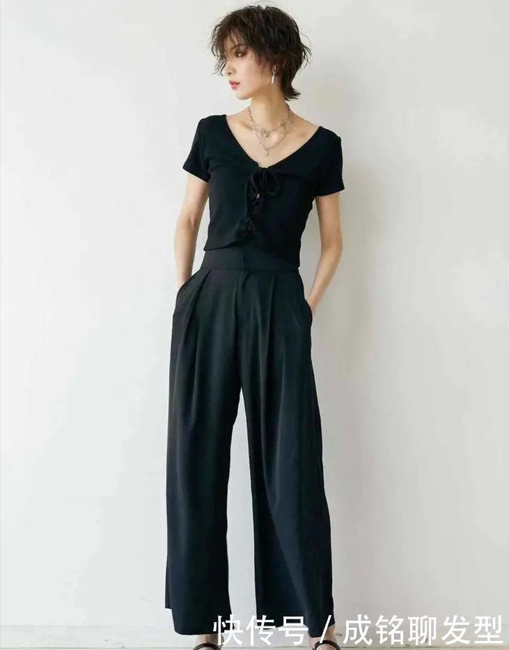 上衣|简单又“显高”的方案来了！夏日试试这样穿，清凉舒适又显得高挑