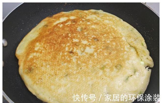 植物油|葱花发面饼的简单做法，外酥里软，全家都爱吃