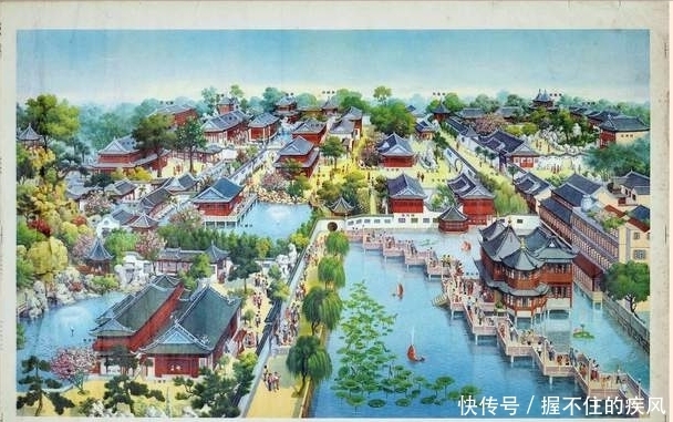 怀旧年画,节日的风景画,浓浓的年味,找回你曾经美好的回忆