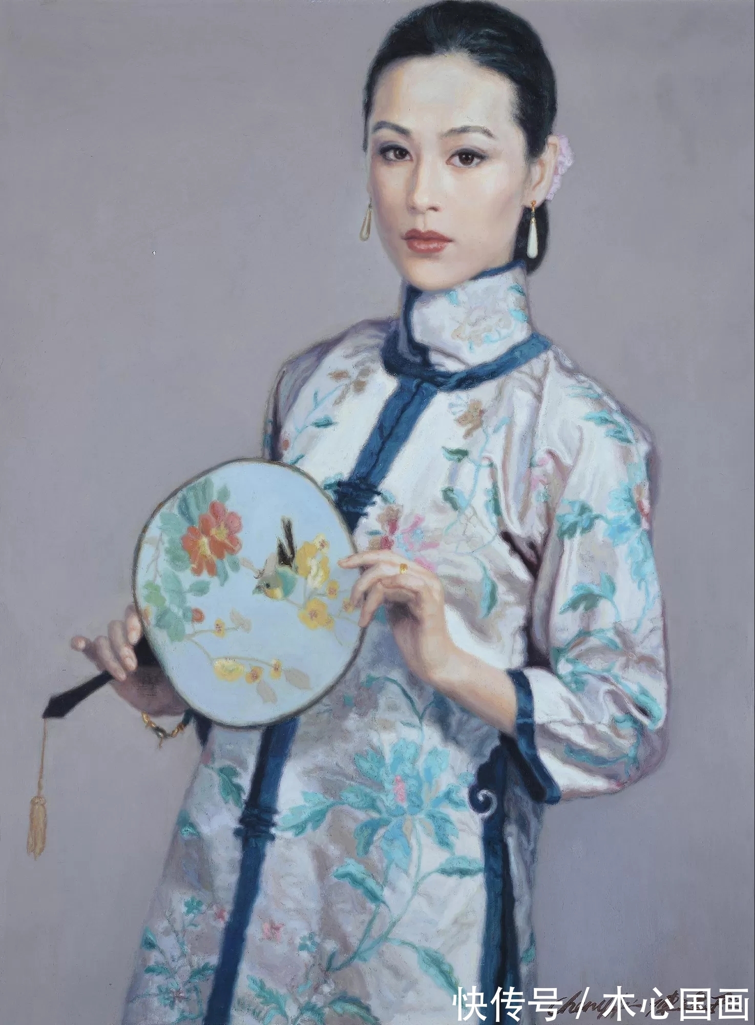 陈逸飞!油画里的旗袍美女:风华流韵