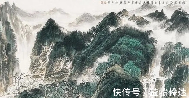 许钦松|许钦松,当代岭南画派中的大手笔!观他的山水画,画面气势如虹!