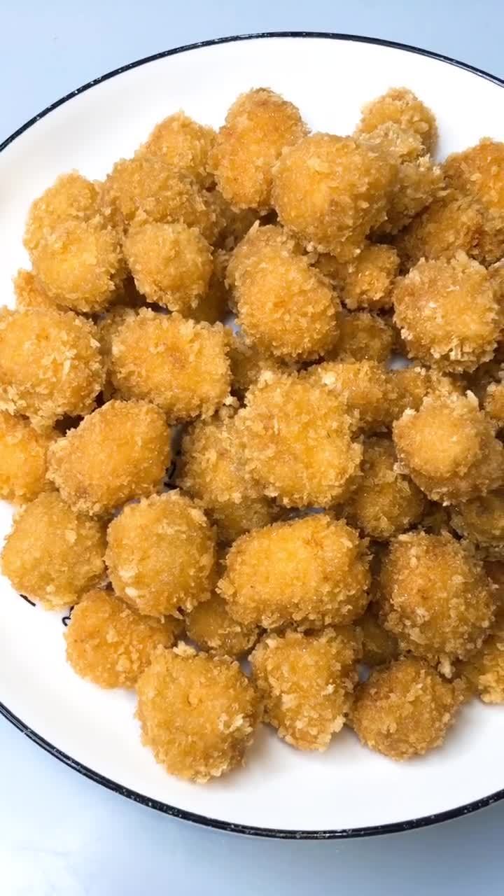 香酥鸡米花,做法简单口感香脆诱人,特别香上桌就秒光