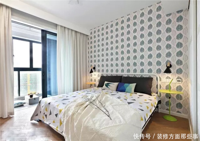 玄关|55平北欧风一居室,色调就像春天刚来时的样子,自然而灵动