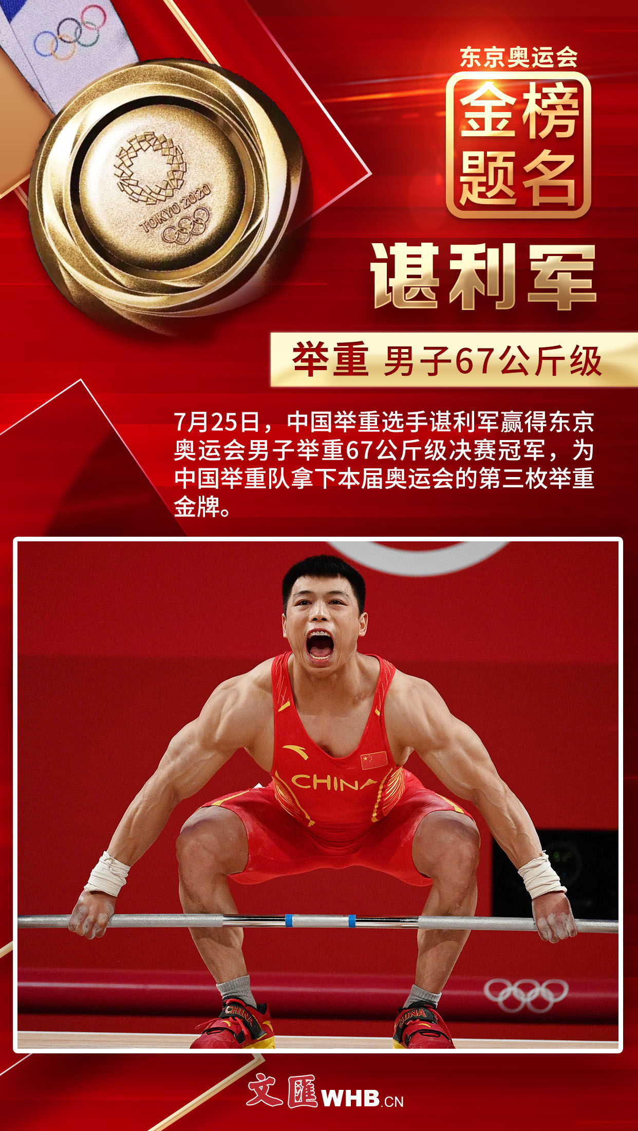 金榜题名，闪耀东京！38张文汇海报带您回顾中国军团夺冠瞬间