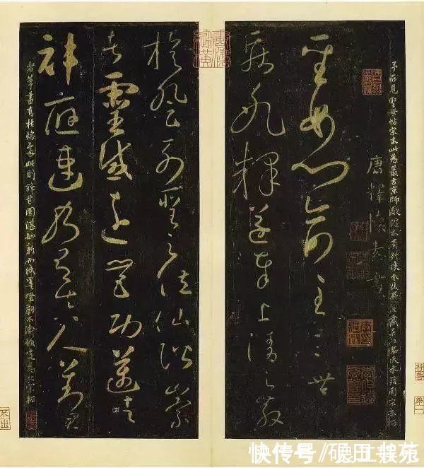 晋代杜!宋拓陕刻本 怀素《圣母帖》,八大山人自书释文