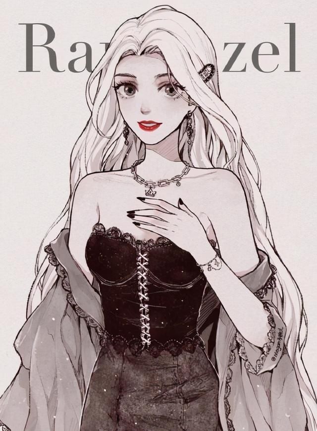 茉莉公主|当迪士尼公主换一种画风,艾莎是最美的那个,爱丽儿公主温婉如玉