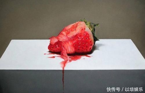 一颗红心&80后青年画家初出茅庐,半颗烂草莓卖20万天价,专家:你放大细看