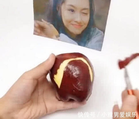 苹果|男子用苹果雕刻紫霞仙子,看见成品后网友:我的手可能跟谁拼过命