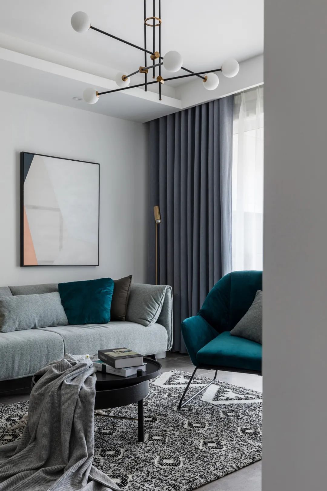 展示架|88㎡现代简约,实用与简朴,最平凡的艺术,来自生活