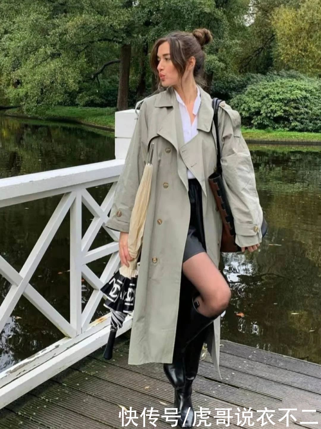 优雅随性的法式风没那么难，巴黎博主只靠这两件单品，真的好会穿