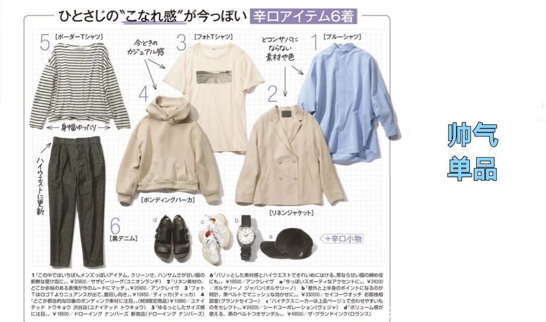 穿衣太平淡?混搭出奇迹!一半甜美一半帅气,日杂高手都这么穿