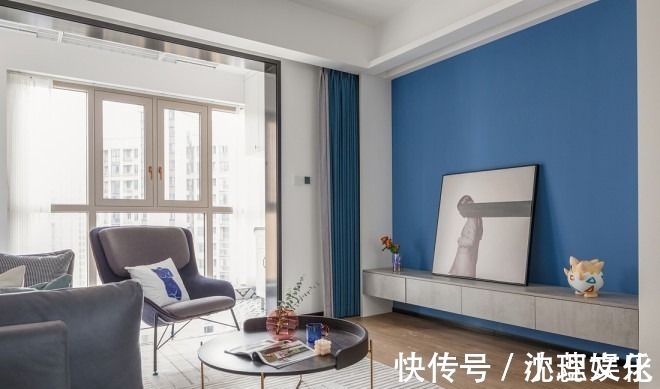 背景墙|看她家的配色,像吃了一口甜而不腻的糕点~