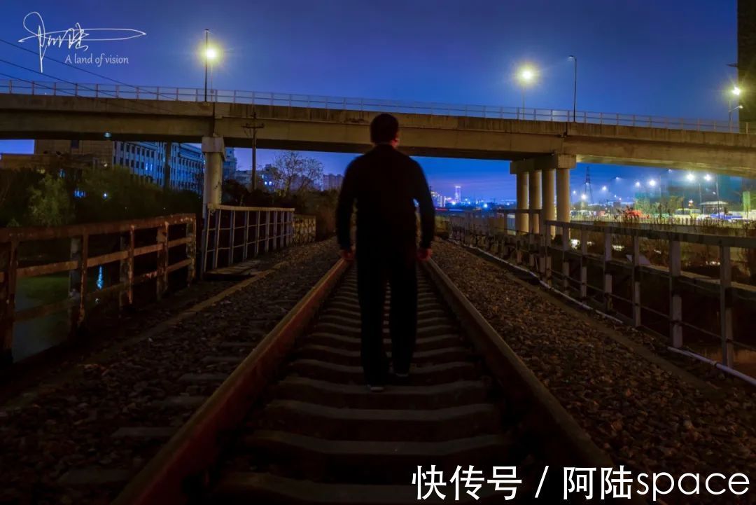 铁轨|随拍夜杭州之：老宣杭铁路周边的城郊风景