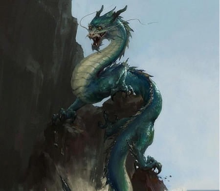 山神!上古时期96个龙形神兽,人面龙身,《山海经》中的神秘山神