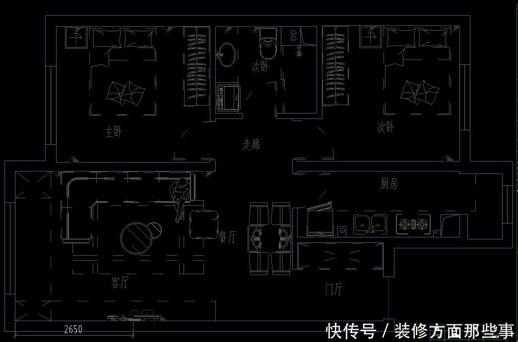 起居室|88平现代风二居室,设计果然是一切的基础