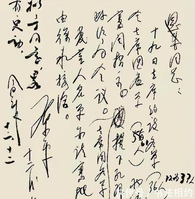 坚挺&邓小平致毛主席的信,没曾想其硬笔书法亦精彩,笔笔坚挺,有新意