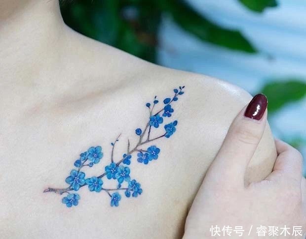 鼠哥|性感可爱的锁骨纹身,女孩子的专属纹身位置,男生千万别轻易尝试