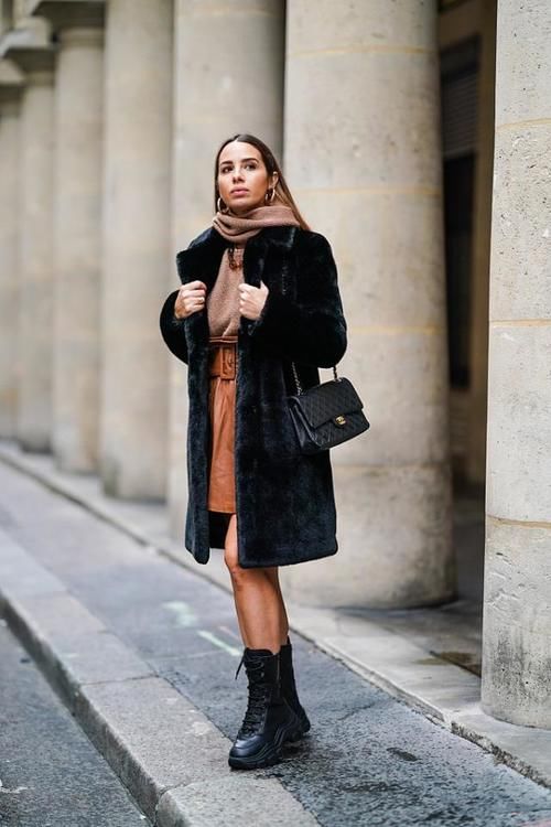  圈粉|初冬被黑色大衣圈粉了，学会时尚的搭配，让你在冬天也是一枝花