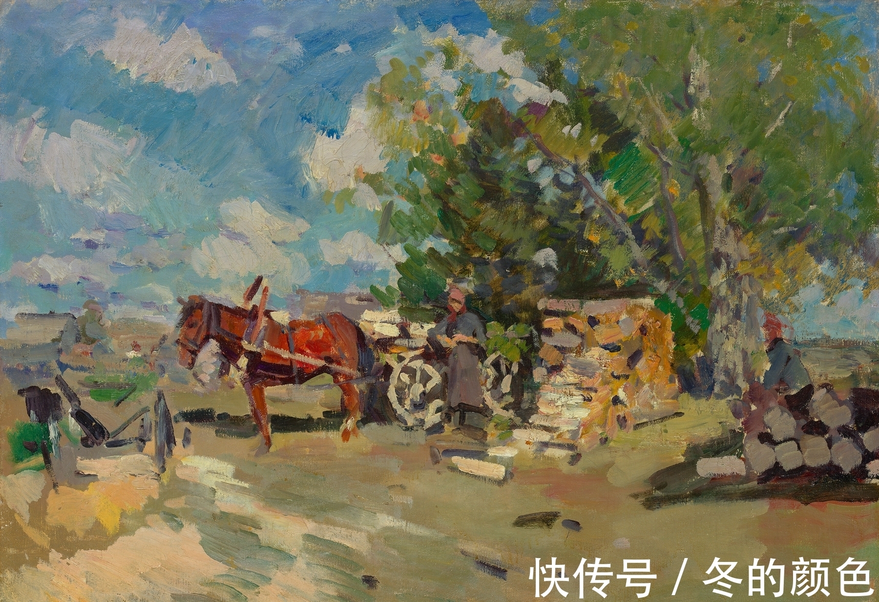 风景画#俄罗斯印象派与现实主义风景画作品与画家