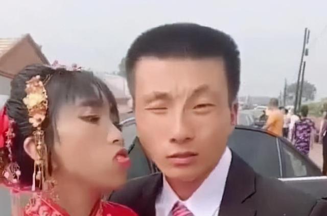 丈夫|“鞋拔子脸”新娘走红,丈夫表情亮了,网友:一个有矿,一个有债