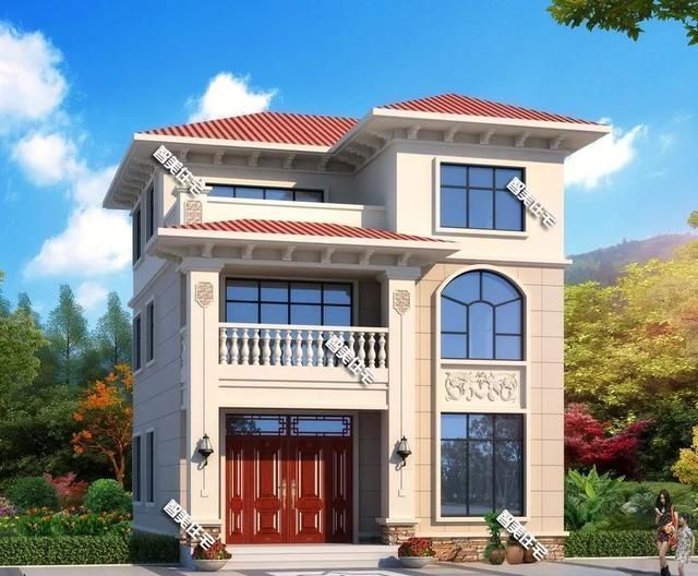宅基地|邻居笑我家宅基地太小,找朋友设计了这个户型,房子建成打脸他们