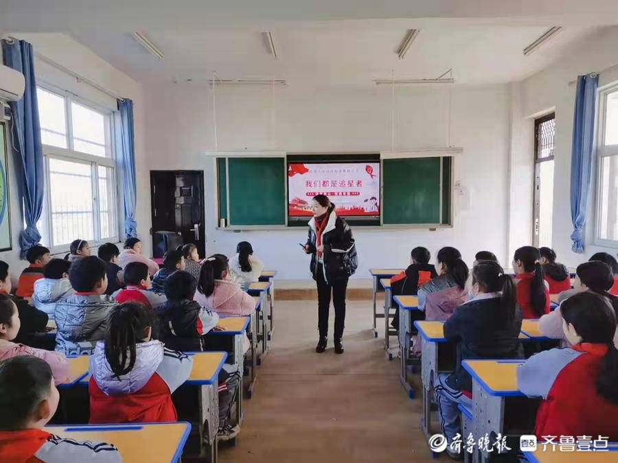 齐鲁壹点|定陶区第四实验小学红领巾宣讲团走进黄店镇黄西小学开展宣讲活动