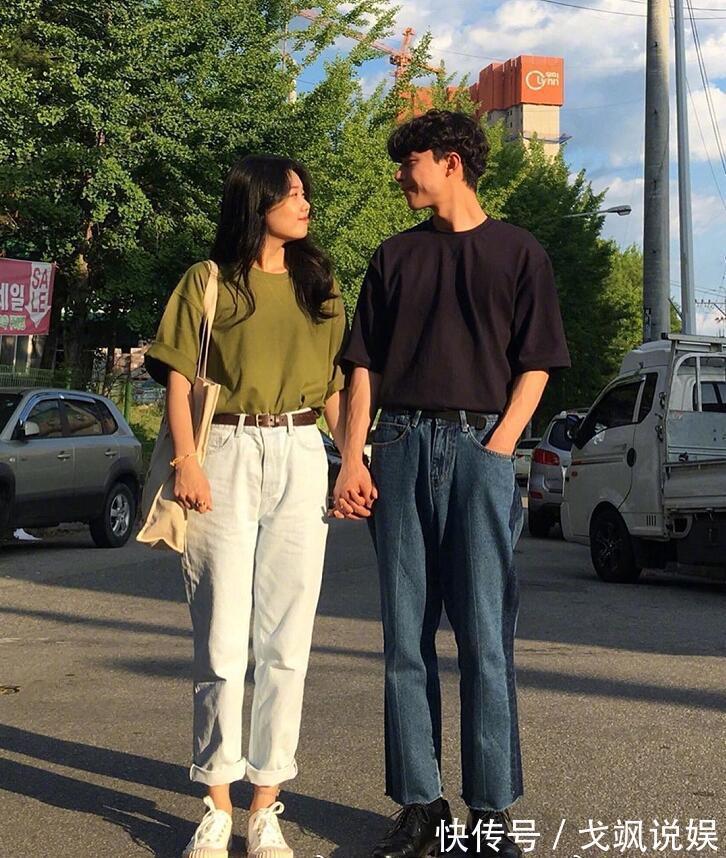 深色调 初秋情侣怎么穿,9套同色系搭配打造完美情侣装,日常又很简单