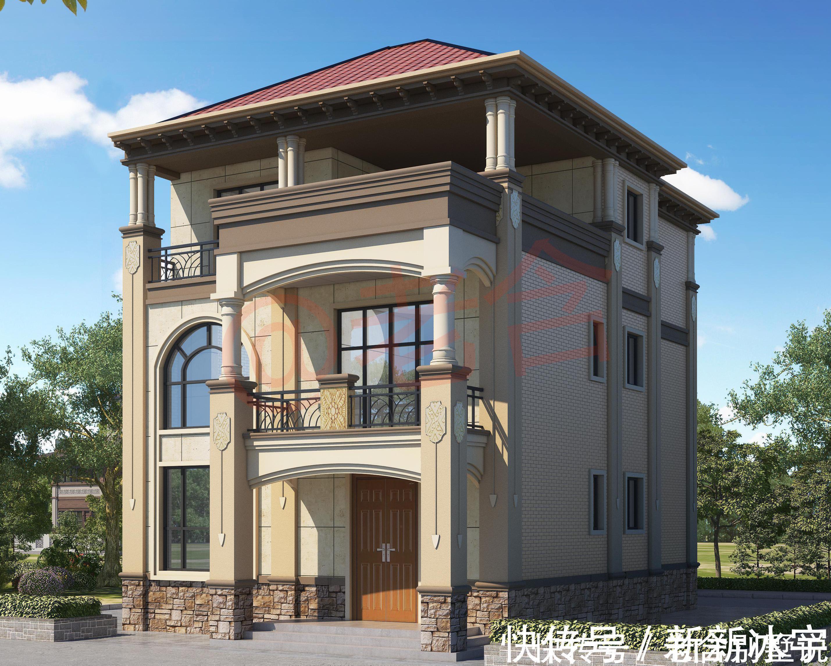 别墅|农村自建别墅三层洋房，多卧室，适合父母的养老房，造价仅25万