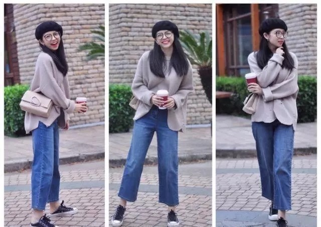 小仙女 大衣搭配针织衫和半身裙,穿出不一样的气质高级感,美出了新高度