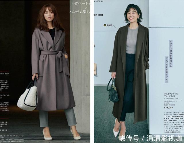 深色大衣不显老诀窍，用配饰和内搭，40+岁也能穿出柔和高级感