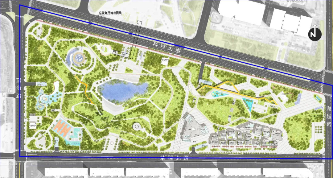 建筑面积|烟台这里将建科技文化主题公园！方案公示→