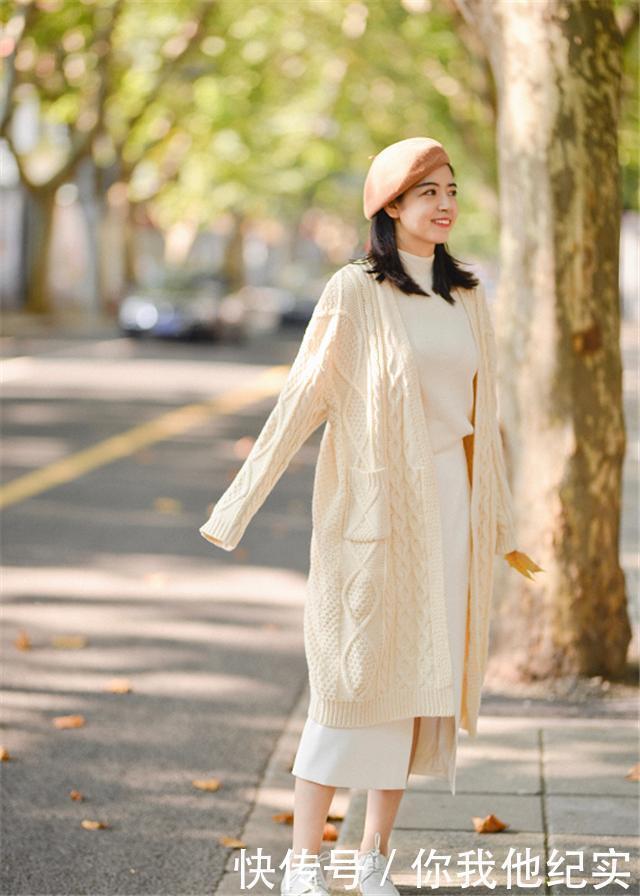 开衫|能将“毛衣”,穿得很洋气的人,才是真的时髦精