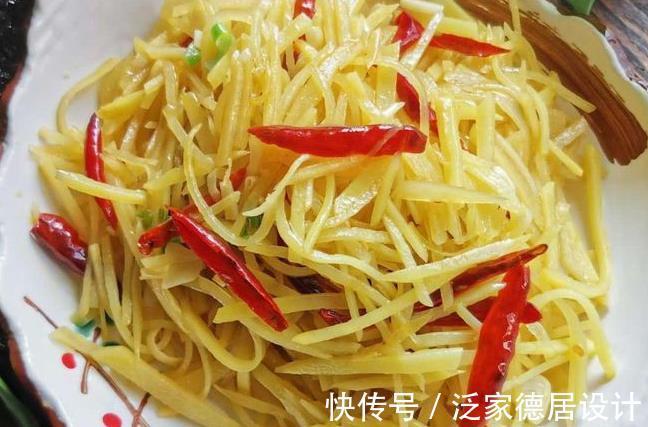 正确做法|炒土豆丝,记住“两个窍门”,炒好后又脆又香,教您正确做法