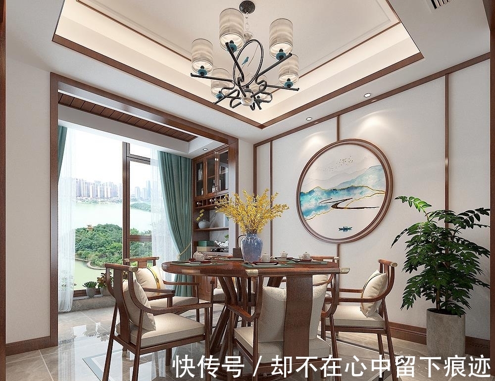 餐厅|新中式风这样装，优雅又有格调，有品位又精致，让人看了爱不释手