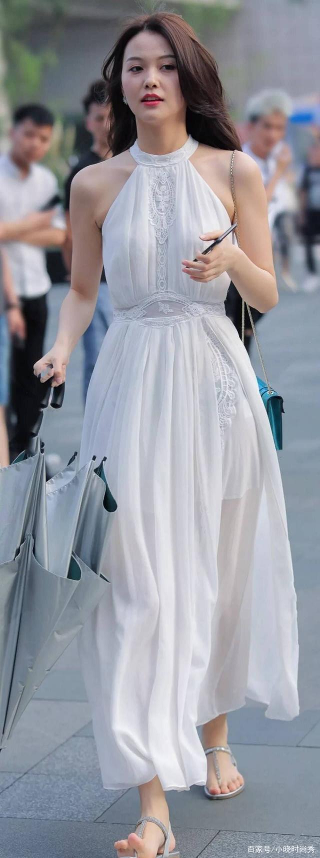 网纱|美女的气质,一袭白色网纱,美丽而动人