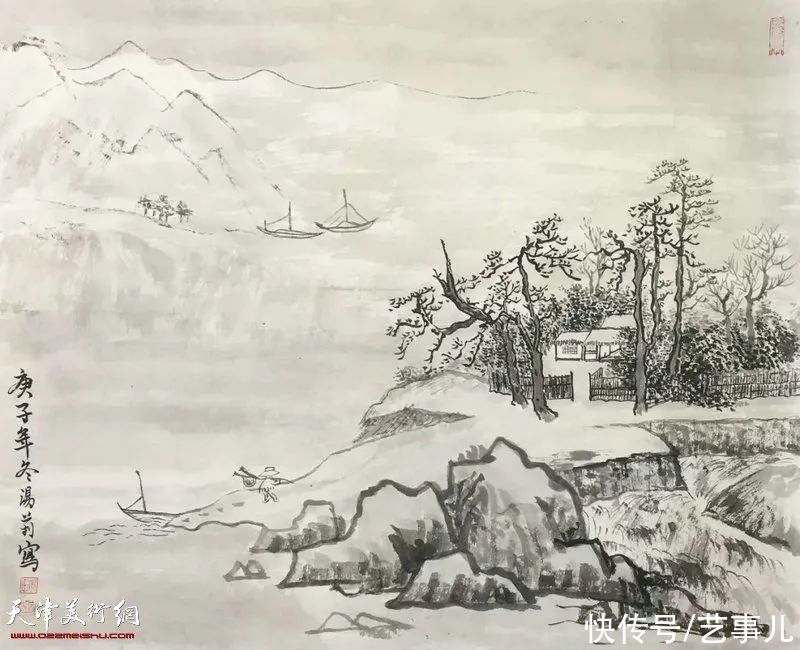 汤莉|天津美术学院首届“水墨为上”山水画高研班教学回顾