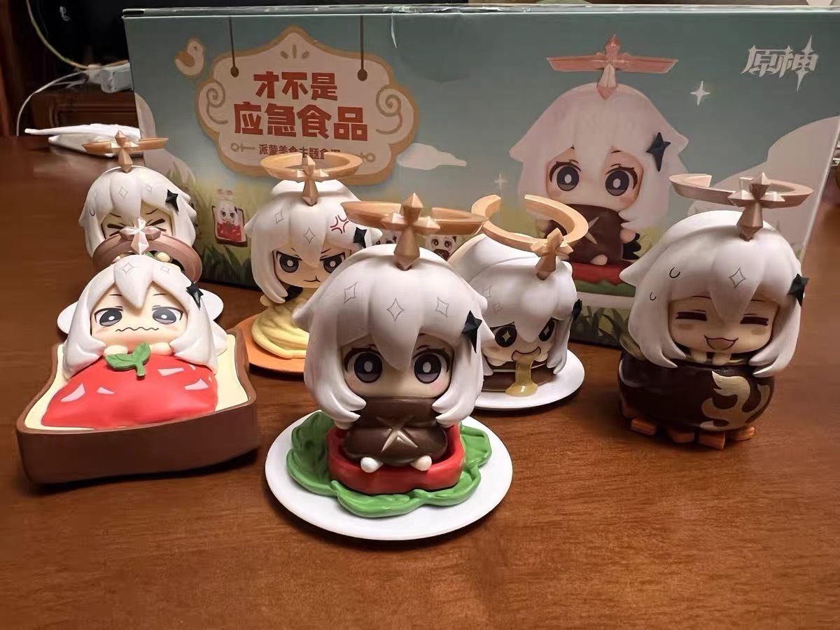 cos|原神:玩家等了4个月的派蒙盲盒到了,它真的被做成了食物!