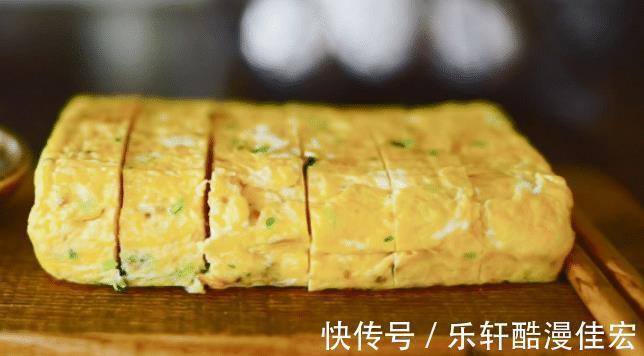 在家制作日料中的厚蛋烧，鲜香可口，制作简单还有营养