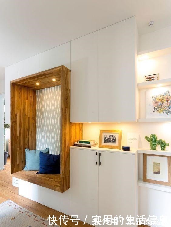 鞋凳|以后打柜子,转角也让木工掏个卡座出来,鸡肋空间利用率大大提高!