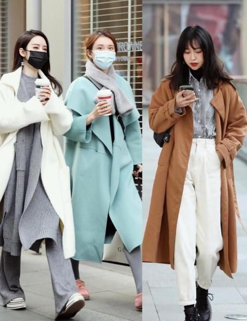 讲真，穿大衣就服街拍达人！她们的“大衣穿搭”，时髦高级又好看