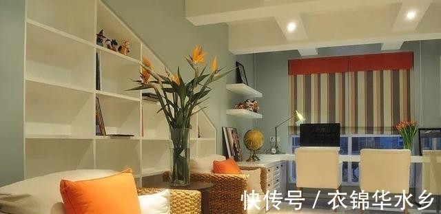 楼梯|150㎡现代美式, 复式楼的过道, 利用得真巧!