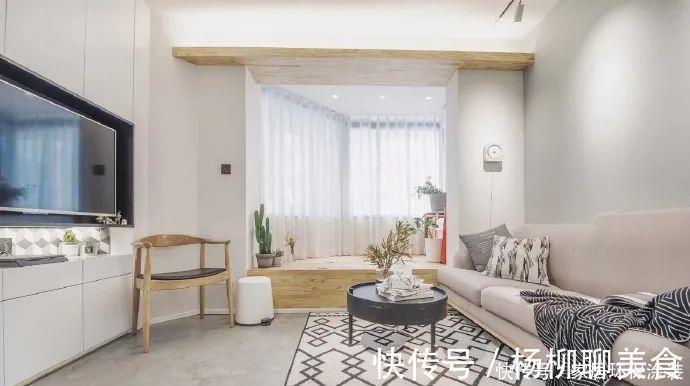 小户型|73㎡北欧风小户型,格局划分明确,满满的治愈感,很温馨舒适!